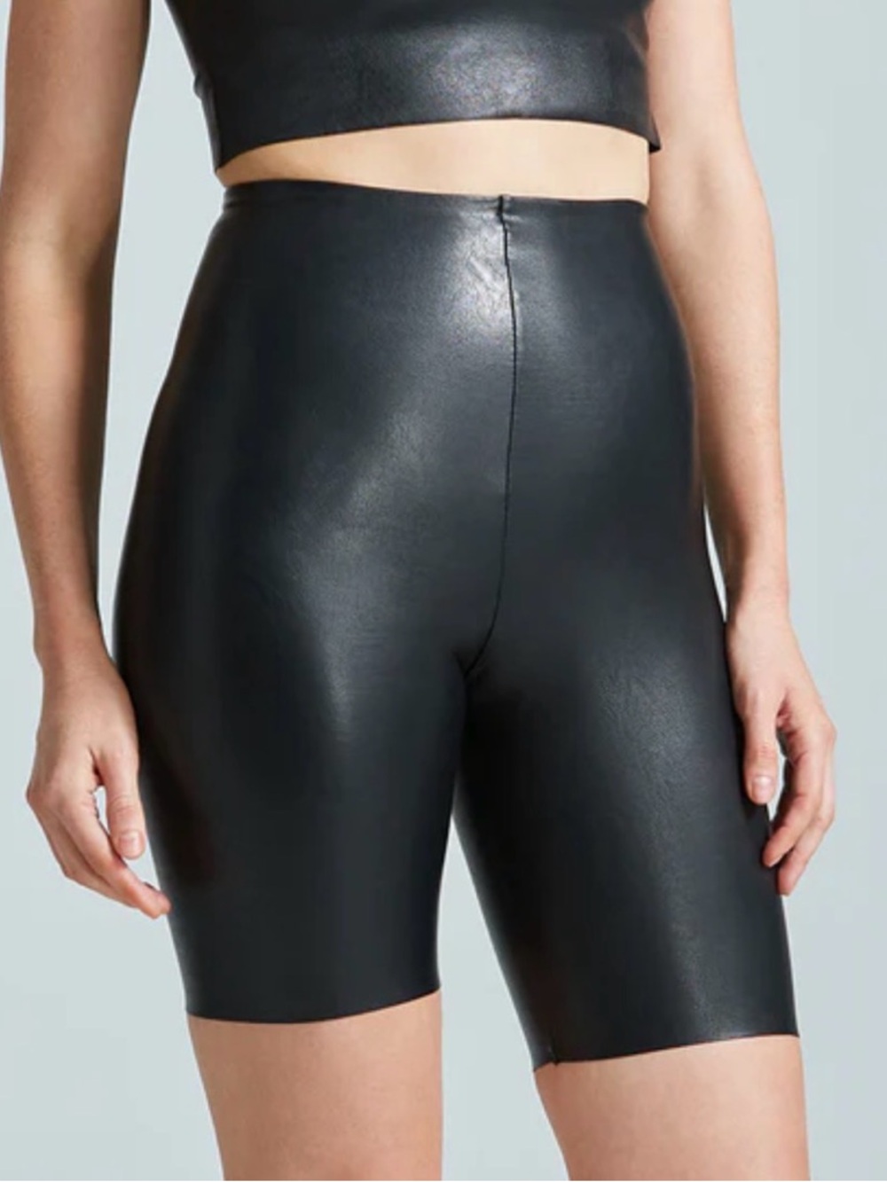 Commando Faux Leather Bike Shorts